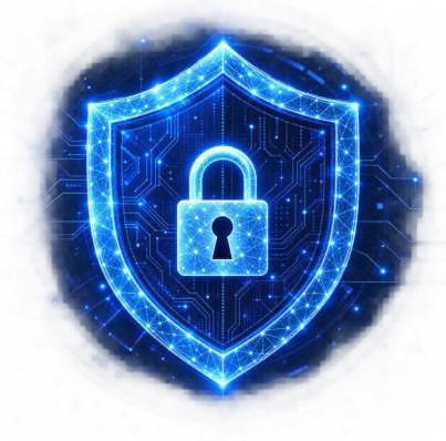 Security shield graphic