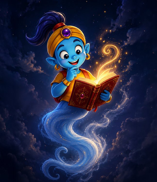 SchoolJinn magical learning character
